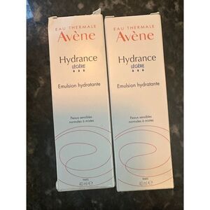 Avène Hydrance LIGHT Hydrating Emulsion,face Moisturizer Cream, 2 boxes Non-Come